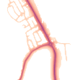 Daytime road noise heatmap for NE26 4BH