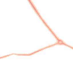 Night-time road noise heatmap for NE26 4JA