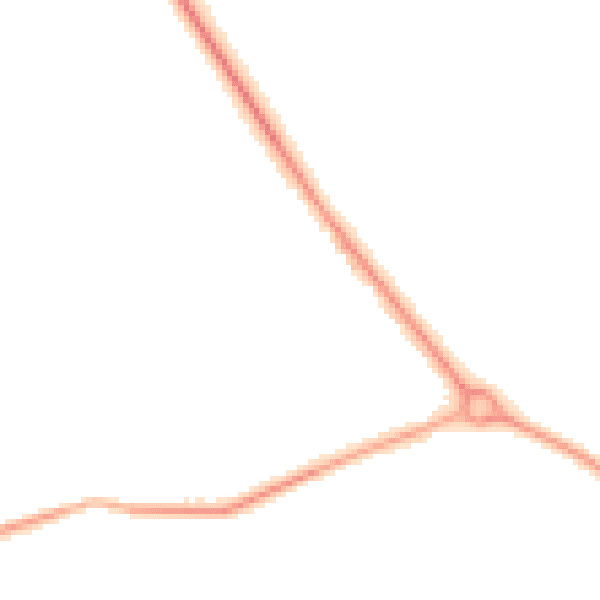 Night-time road noise heatmap for NE26 4JF