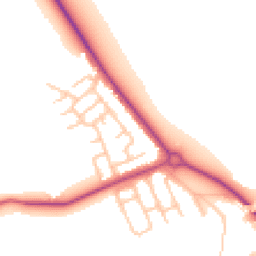 Daytime road noise heatmap for NE26 4JJ