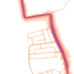 Daytime road noise heatmap for NE26 4NT