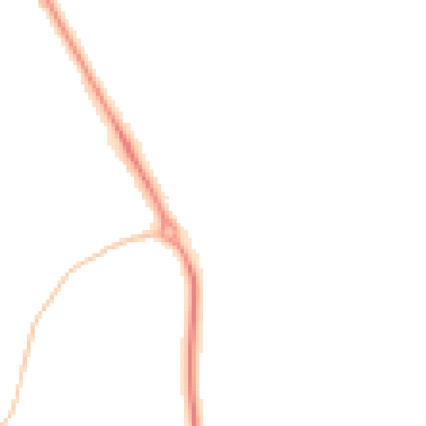 Night-time road noise heatmap for NE26 4RB