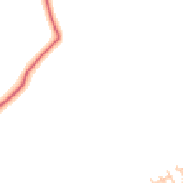 Daytime road noise heatmap for NE26 4RP