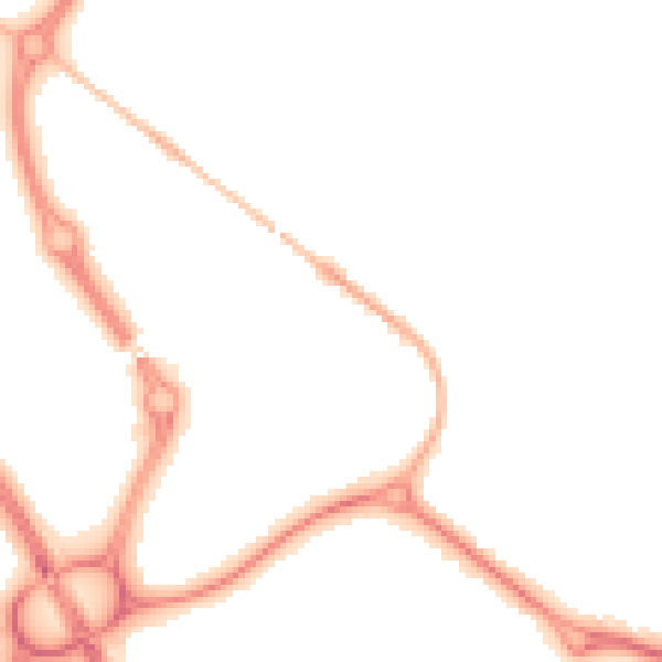 Night-time road noise heatmap for NE27 0BP