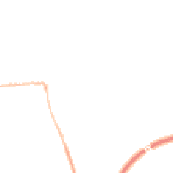 Night-time road noise heatmap for NE27 0JE