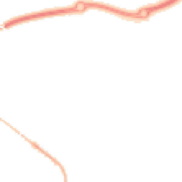 Night-time road noise heatmap for NE27 0RG