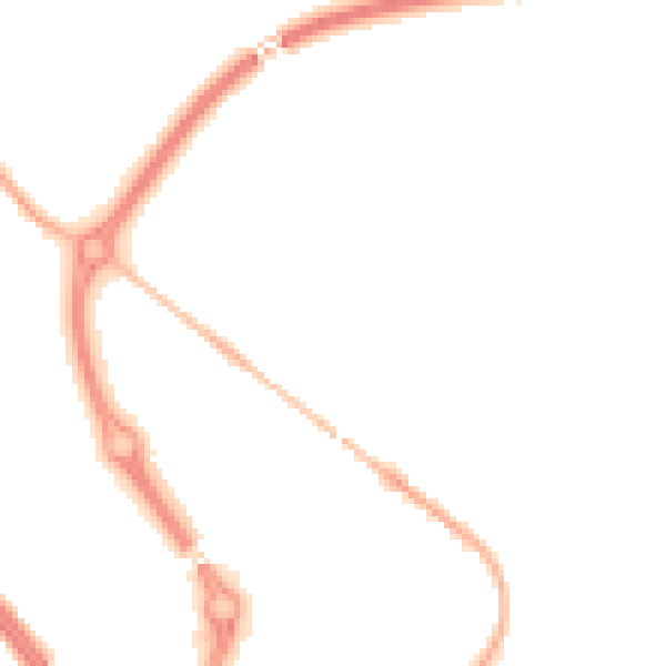 Night-time road noise heatmap for NE27 0SF