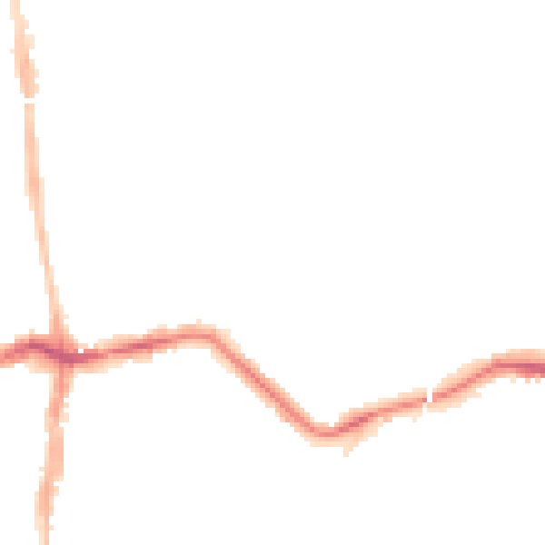 Night-time road noise heatmap for NE3 1AS