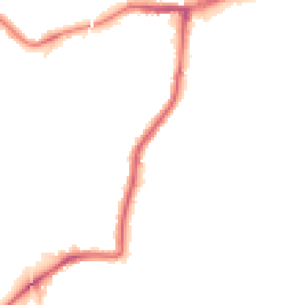 Night-time road noise heatmap for NE3 1QQ