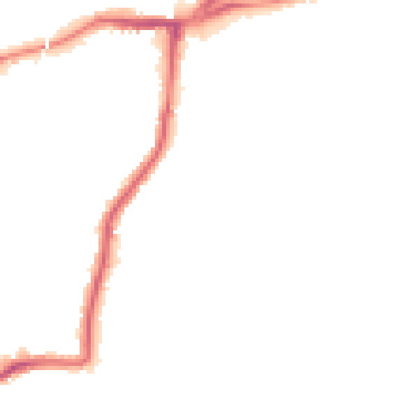 Night-time road noise heatmap for NE3 1RQ