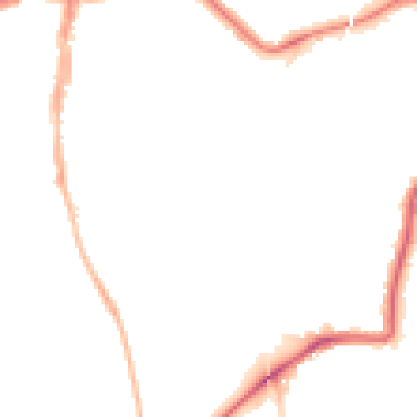 Night-time road noise heatmap for NE3 1XQ