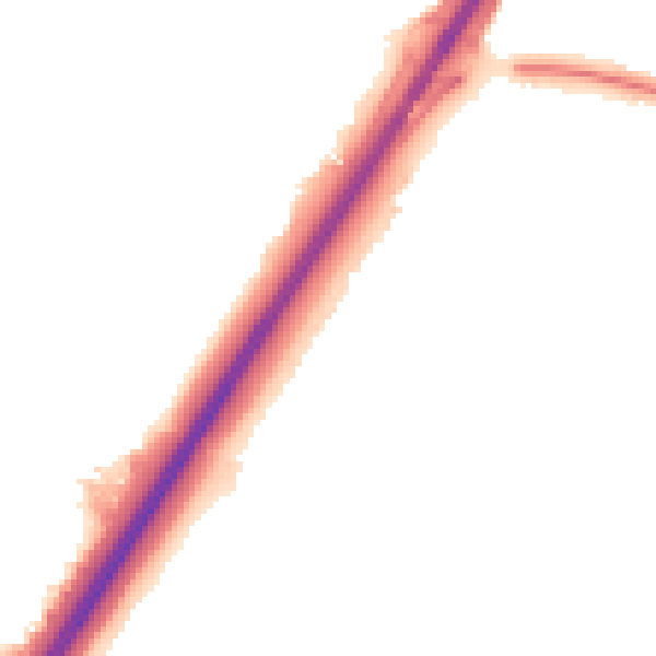 Night-time road noise heatmap for NE3 2JT