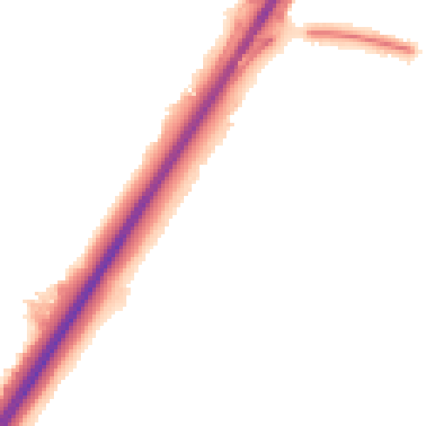 Night-time road noise heatmap for NE3 2QQ