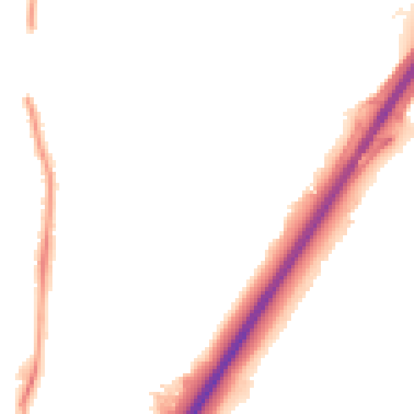 Night-time road noise heatmap for NE3 2YH