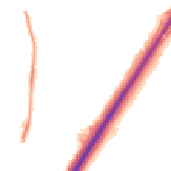 Night-time road noise heatmap for NE3 2YZ