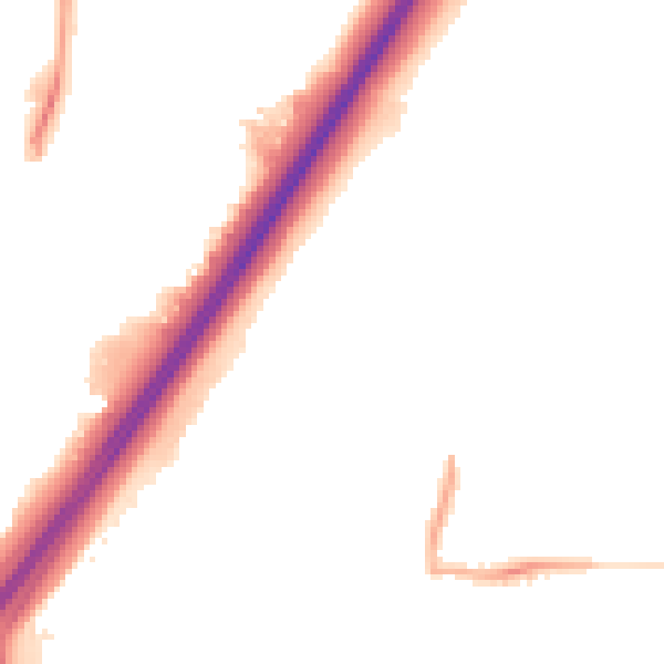 Night-time road noise heatmap for NE3 3SG