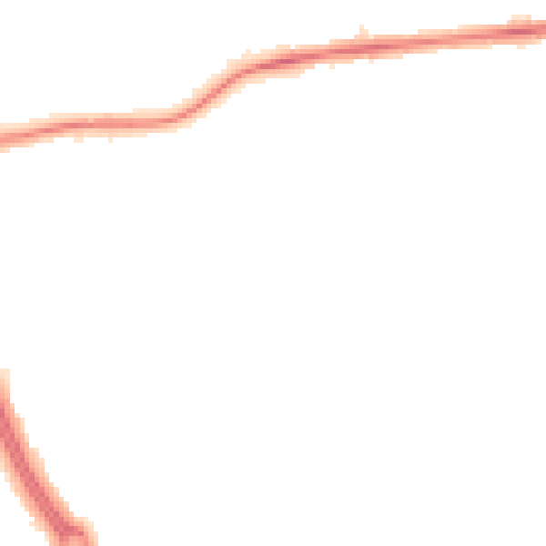 Night-time road noise heatmap for NE3 4BR