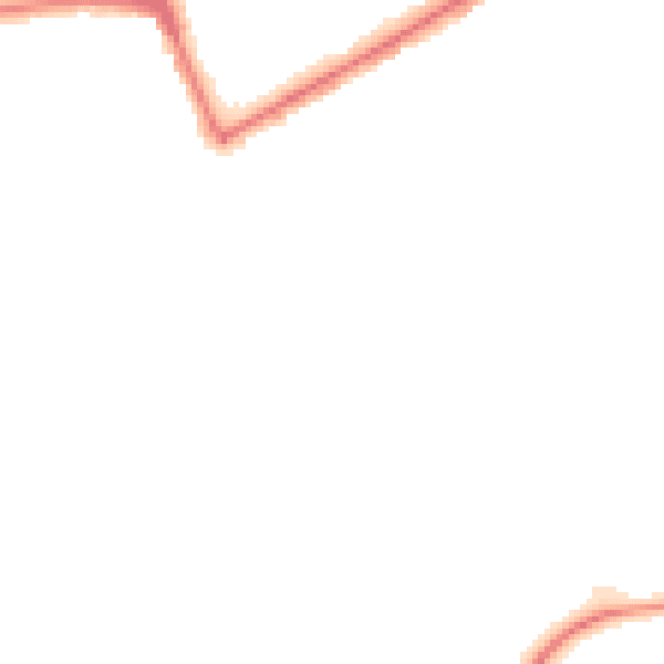 Night-time road noise heatmap for NE3 4JR