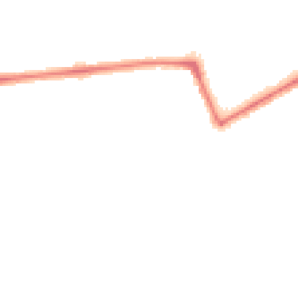 Night-time road noise heatmap for NE3 4PX