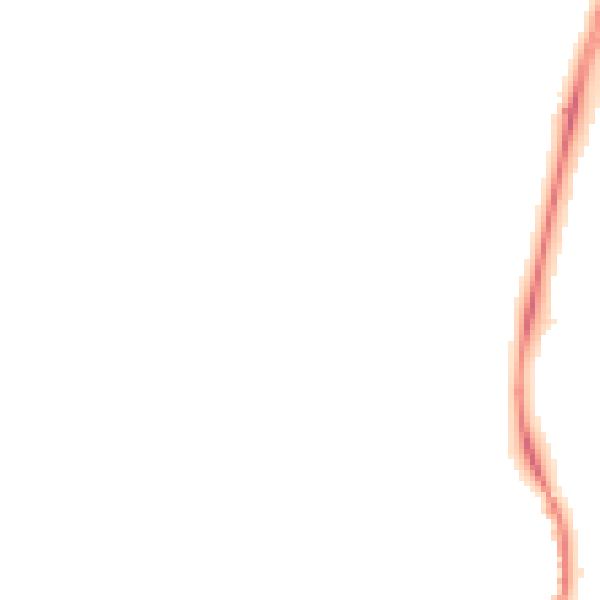 Night-time road noise heatmap for NE3 5DA