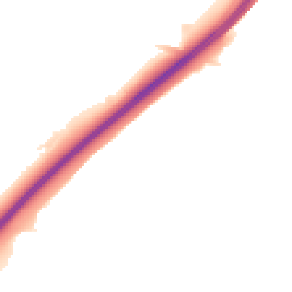 Night-time road noise heatmap for NE3 5RH