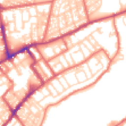 Daytime road noise heatmap for NE30 1BN