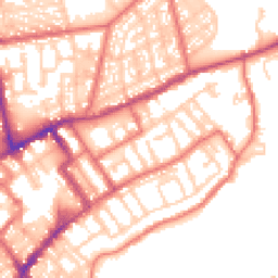Daytime road noise heatmap for NE30 1BX