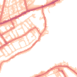 Daytime road noise heatmap for NE30 1HR