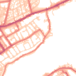 Daytime road noise heatmap for NE30 1LA