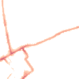 Night-time road noise heatmap for NE30 2DZ