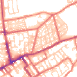 Daytime road noise heatmap for NE30 2JA