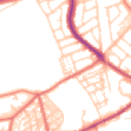 Daytime road noise heatmap for NE30 2PN