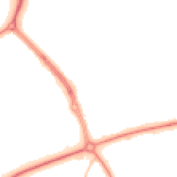 Night-time road noise heatmap for NE30 3RN