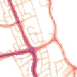 Daytime road noise heatmap for NE30 3TF