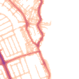 Daytime road noise heatmap for NE30 4AE