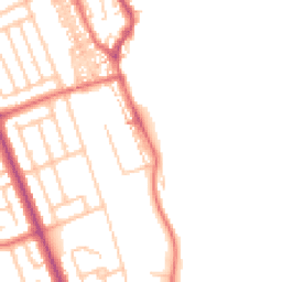 Daytime road noise heatmap for NE30 4NT