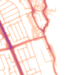 Daytime road noise heatmap for NE30 4PB