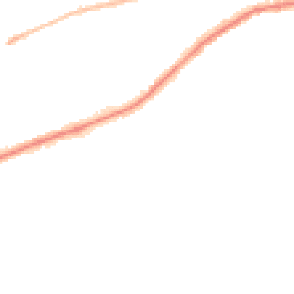 Night-time road noise heatmap for NE31 2YB