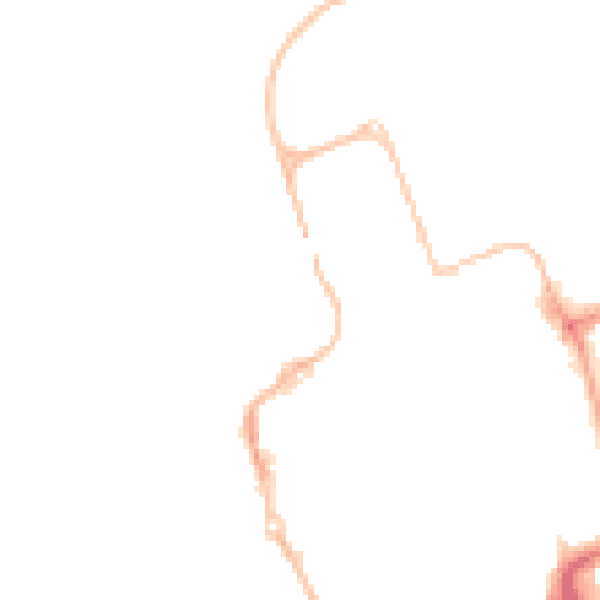 Night-time road noise heatmap for NE33 1JQ