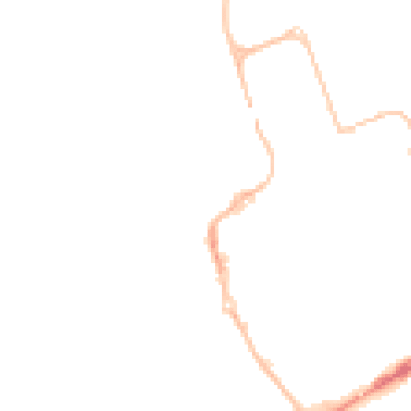 Night-time road noise heatmap for NE33 1JW