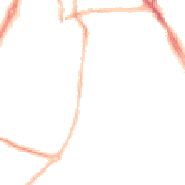 Night-time road noise heatmap for NE33 4BW