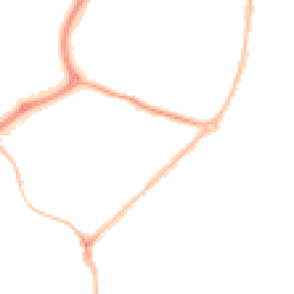 Night-time road noise heatmap for NE33 4SZ