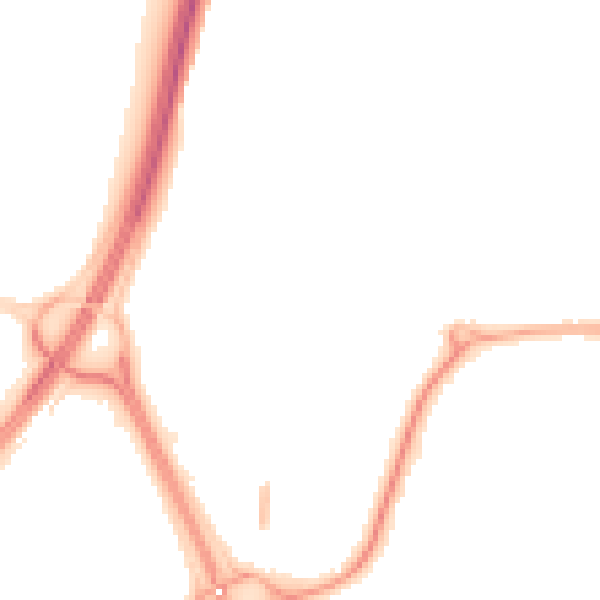 Night-time road noise heatmap for NE37 1AN