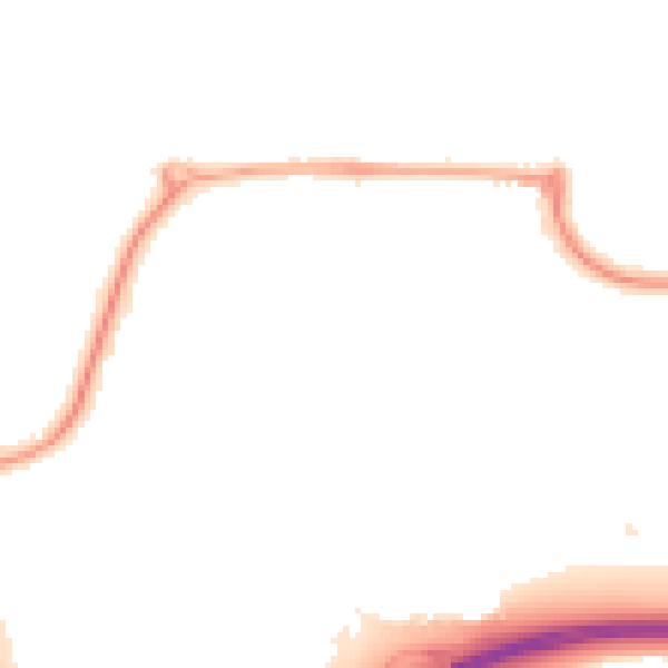 Night-time road noise heatmap for NE37 1BN