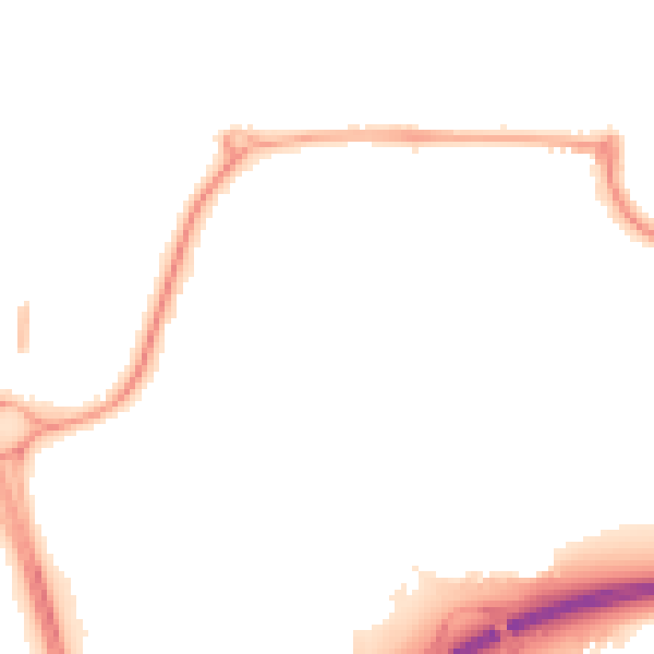 Night-time road noise heatmap for NE37 1BW