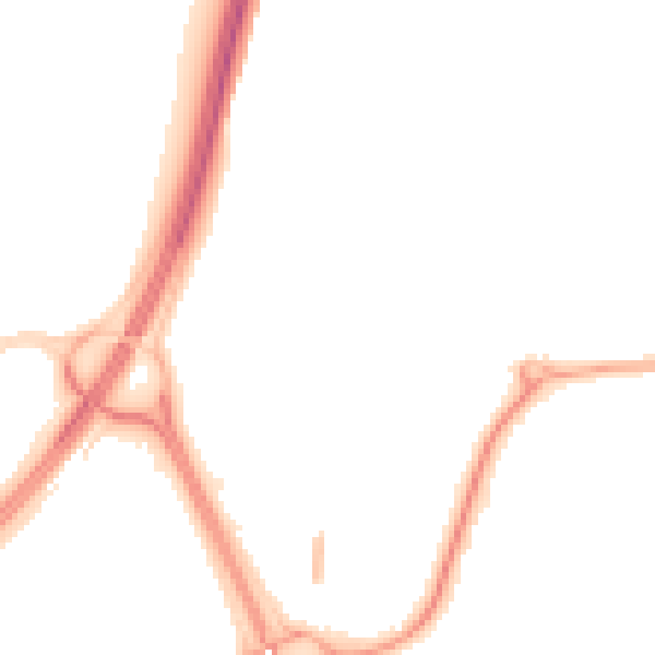 Night-time road noise heatmap for NE37 1DE