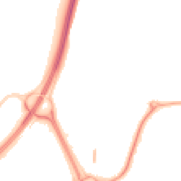 Night-time road noise heatmap for NE37 1DF