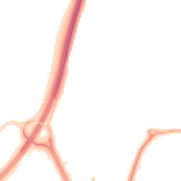 Night-time road noise heatmap for NE37 1DN