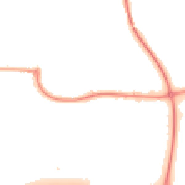 Night-time road noise heatmap for NE37 2AU