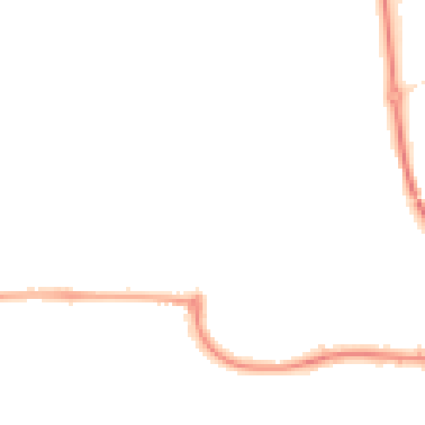 Night-time road noise heatmap for NE37 2QA